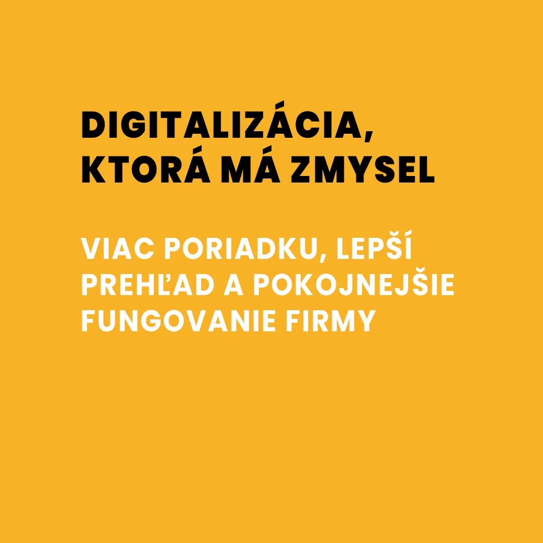 Digitalizácia účtovníctva