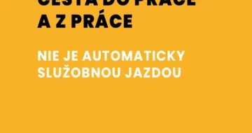 Služobná cesta autom vo firme účtovanie