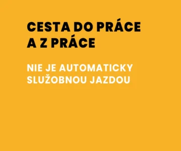 Služobná cesta autom vo firme účtovanie