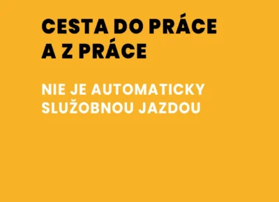Služobná cesta autom vo firme účtovanie