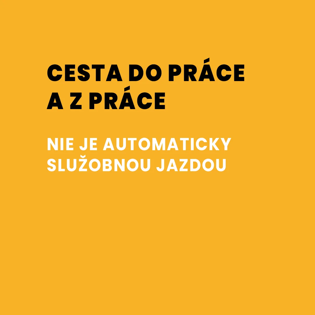 Služobná cesta autom vo firme účtovanie